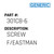 Screw F/Eastman - Generic #301C8-6