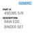 Raw Edg Binder Set - Generic #490385 5/8