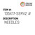 Needles - Organ Needle #135X17-SERV2 #23