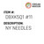 Ny Needles - Organ Needle #DBXK5Q1 #11