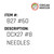 Dcx27 #8 Needles - Organ Needle #B27 #60
