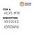 Needles (Brown) - Organ Needle #HLX5 #14