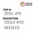 (251Lg #10) Needles - Organ Needle #251EL #75