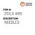 Needles - Organ Needle #251LG #85