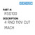 4 Rnd 110V Cut Mach - Generic #RSD100