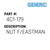 Nut F/Eastman - Generic #4C1-179