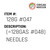 (=128Gas #048) Needles - Organ Needle #128G #047