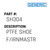 Ptfe Shoe F/Irnmastr - Generic #SH304