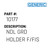Ndl Grd Holder F/Fis - Generic #10177