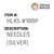 Needles (Silver) - Organ Needle #HLX5 #18BP