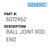 Ball Joint Rod End - Generic #6072K62