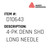 4-Pk Denn Shd Long Needle - Avery-Dennison #D10643
