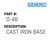 Cast Iron Base - Generic #D-4B