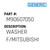 Washer F/Mitsubishi - Generic #M90607050