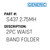 2Pc Waist Band Folder - Generic #S437 2.75MH