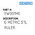 6 Metric Stl Ruler - Generic #EW301ME