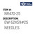 Ew 62X59#25 Needles - EW White Diamond #NR470-25