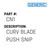 Curv Blade Push Snip - Generic #CN1