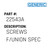 Screws F/Union Spec - Generic #22543A