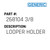 Looper Holder - Generic #268104 3/8