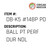 Ball Pt Perf Dur Ndl - Organ Needle #DB-K5 #14BP PD