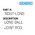 Long Ball Joint Rod - Generic #143UT-LONG