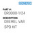 Dremel Var Spd Kit - Generic #DR3000-1/24