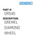 Dremel Diamond Wheel - Generic #DR545