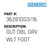Out Dbl Grv Wlt Foot - Generic #36281DG3/16