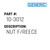Nut F/Reece - Generic #10-3012