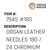 Organ Leather Needles 180 / 24 Chromium For Industrial Sewing Machines - Organ Needle #794S #180