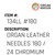 Organ Leather Needles 180 / 24 Chromium For Industrial Sewing Machines - Organ Needle #134LL #180