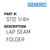 Lap Seam Folder - Generic #S112 1/4H