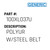 Polyur W/Steel Belt - Generic #100XL037U