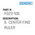 6  Center Find Ruler - Generic #FG23-106