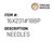 Needles - Organ Needle #16X231#18BP