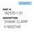 Shank Clamp F/Brothr - Generic #142570-1-01