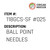 Ball Point Needles - Organ Needle #118GCS-SF #025