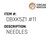 Needles - Organ Needle #DBXK5Z1 #11