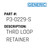 Thrd Loop Retainer - Generic #P3-0229-S