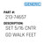 Set 5/16 Cntr Gd Walk Feet - Generic #213-74657