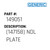 (147158) Ndl Plate - Generic #149051
