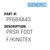 Prsr Foot F/Kingtex - Generic #PF684A43
