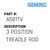 3 Position Treadle Rod - Generic #A581TV