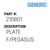 Plate F/Pegasus - Generic #210801