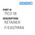 Retainer F/Eastman - Generic #71C3-18