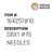 Dbx1 #70 Needles - Organ Needle #16X257#10