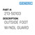Outside Foot W/Ndl Guard - Generic #213-50103