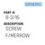 Screw F/Merrow - Generic #8-3/16