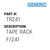 Tape Rack F/241 - Generic #TR241